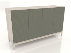 Mobile TV FARGO con frontali fresati 1600x500x950 mm (oliva, rovere sbiancato, opzione 1)
