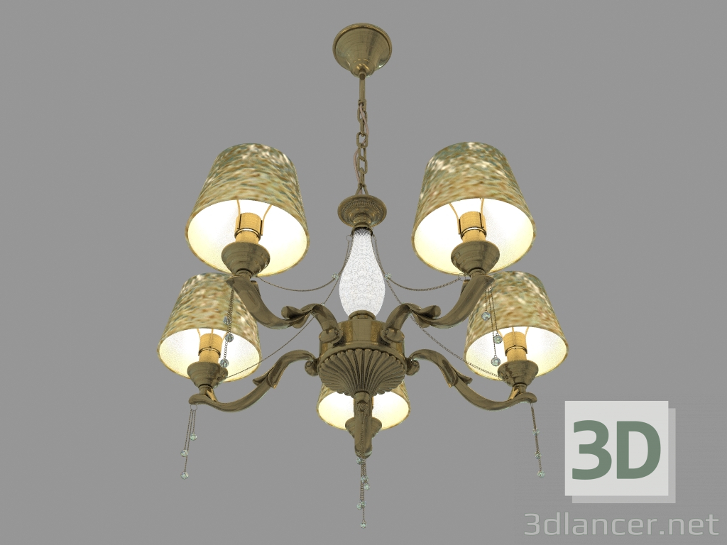 3d model Accesorio (Araña de luces) Femina (3279 5) - vista previa