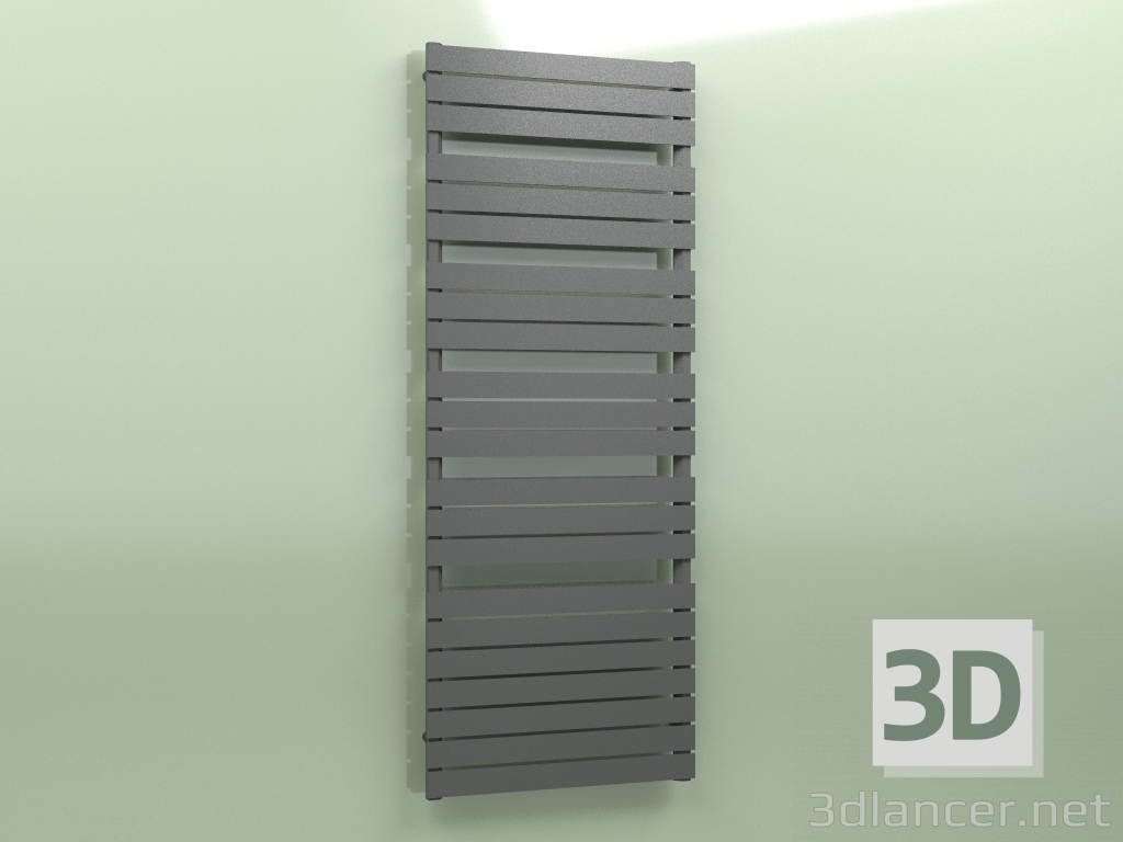 3d model Heated towel rail - Muna (2030 x 800, RAL - 9005) - preview