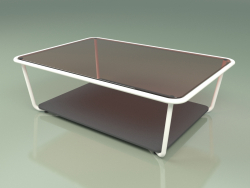 Coffee table 002 (Bronzed Glass, Metal Milk, HPL Gray)