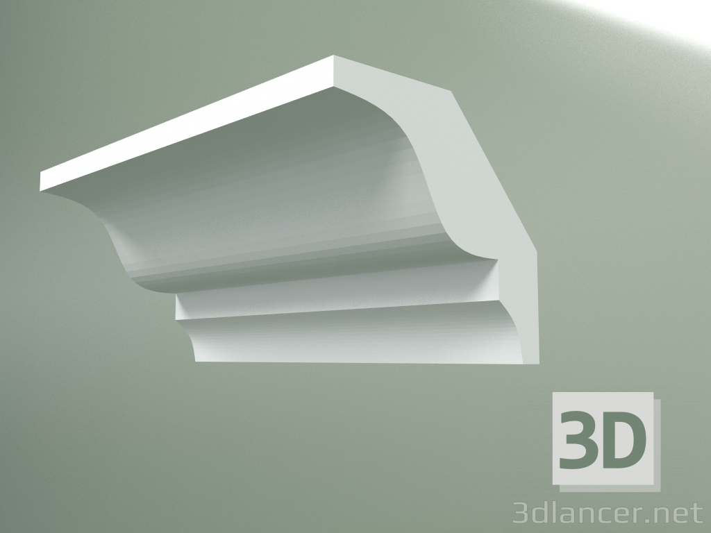 Modelo 3d Cornija de gesso (plinto de teto) KT184 - preview