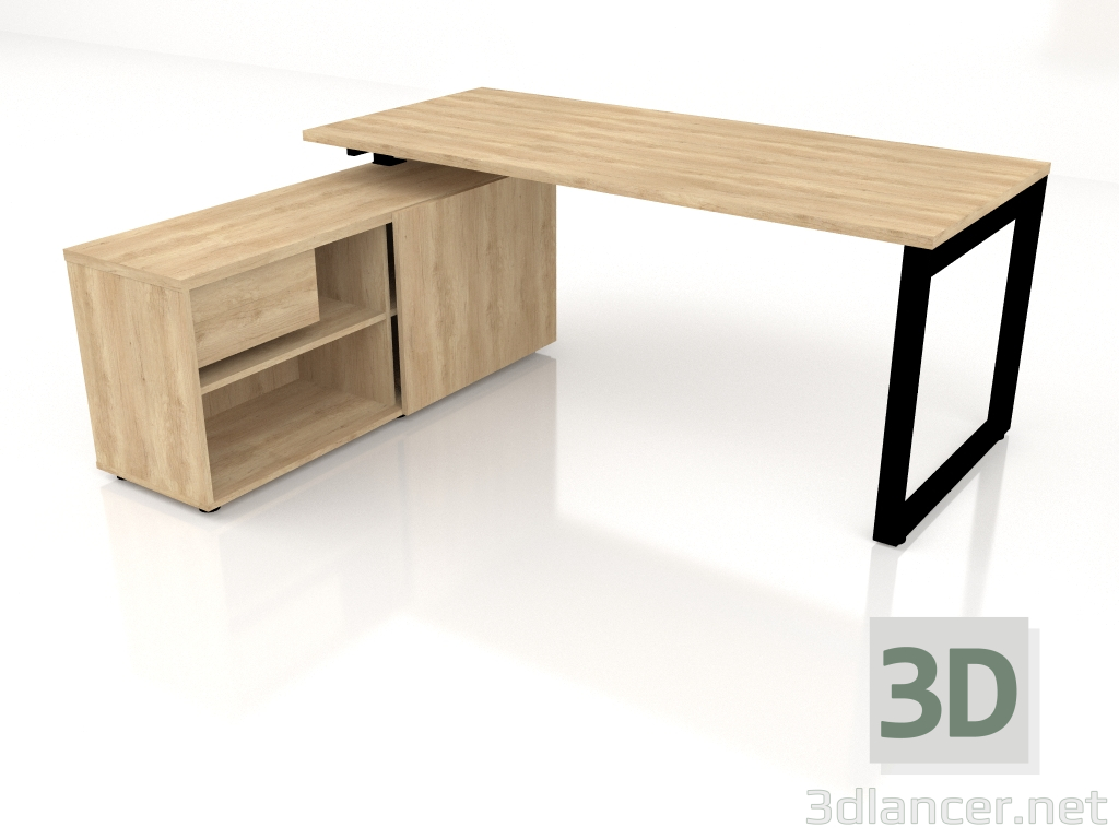 3d model Work table Ogi Q BOQL21 (1800x1600) - preview