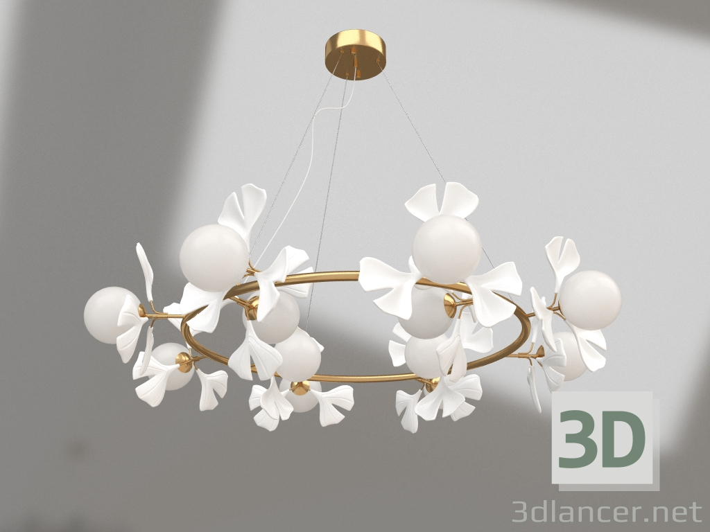 3D Modell Kronleuchter Asta gold (07867-12A,33) - Vorschau