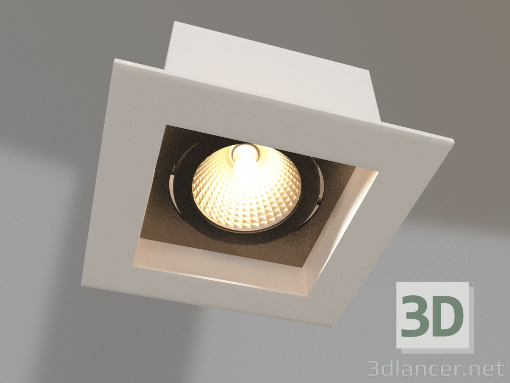 Modelo 3d Lâmpada CL-KARDAN-S102x102-9W Dia (WH-BK, 38 graus) - preview