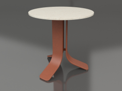 Table basse Ø50 (Terre cuite, DEKTON Danae)