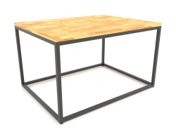 Table basse rectangulaire (PLANCHER BOIS, 80X60X50)