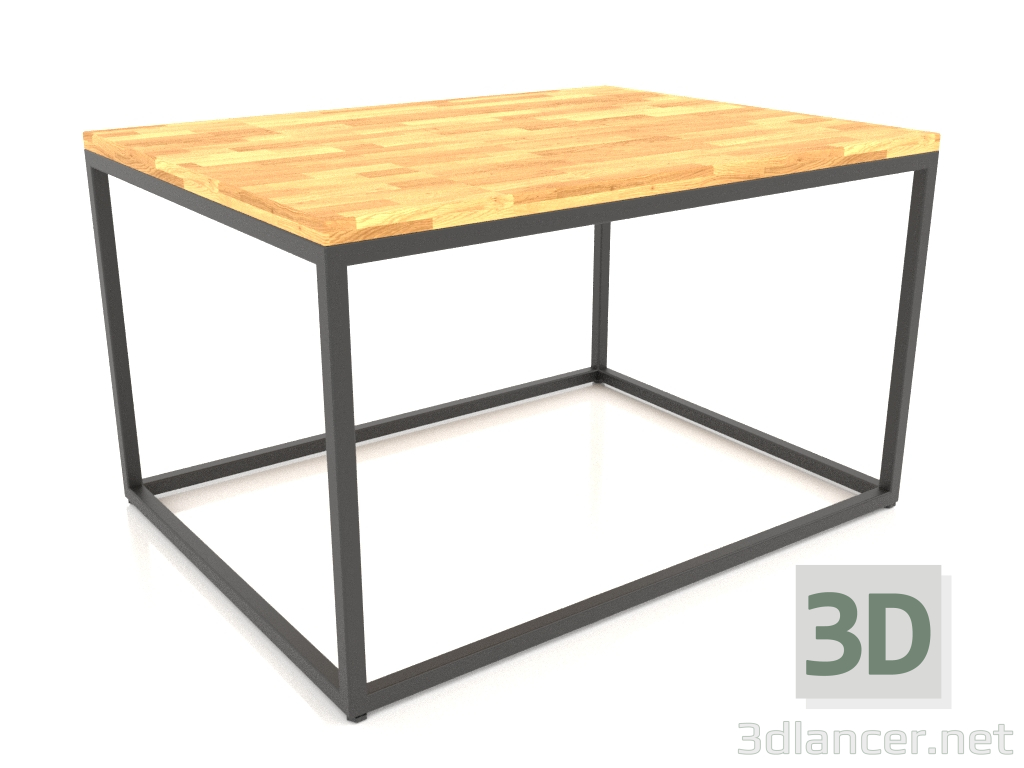 modèle 3D Table basse rectangulaire (PLANCHER BOIS, 80X60X50) - preview