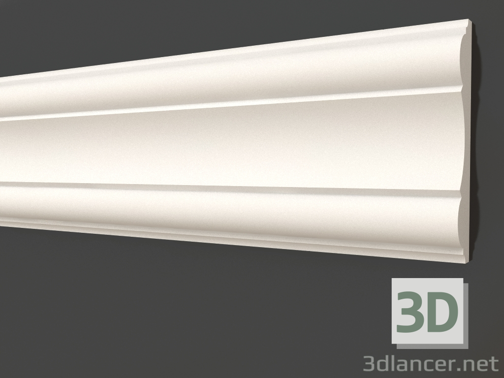 3d model Plaster molding LG 074 1 (120x24) - preview