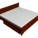 3d model Cama doble 180x200 - vista previa