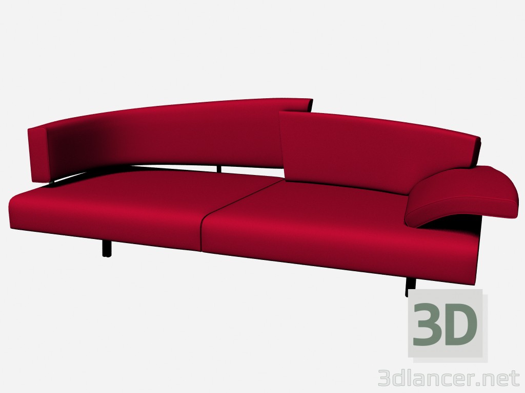 3D Modell Sofa Ted 2 - Vorschau