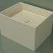 3d model Lavabo sobre encimera (01UN32301, Bone C39, L 60, P 48, H 36 cm) - vista previa