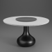 3d Dining table (White oak veneer) 3d model Studio-Mebel model buy - render