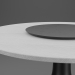 Mesa de comedor (chapa de roble blanco) modelo 3d Studio-Mebel 3D modelo Compro - render