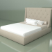 3d model Cama doble Burdeos 1,6 m - vista previa