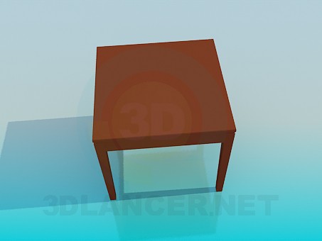 Modelo 3d Uma pequena mesa - preview