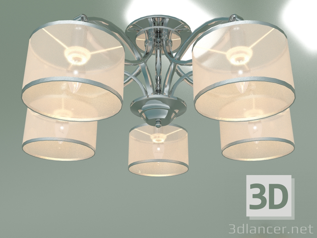 Modelo 3d Candelabro de teto Fabiola 60124-5 Smart (cromo) - preview