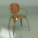 3d model Chair Louix (walnut, golden) - preview