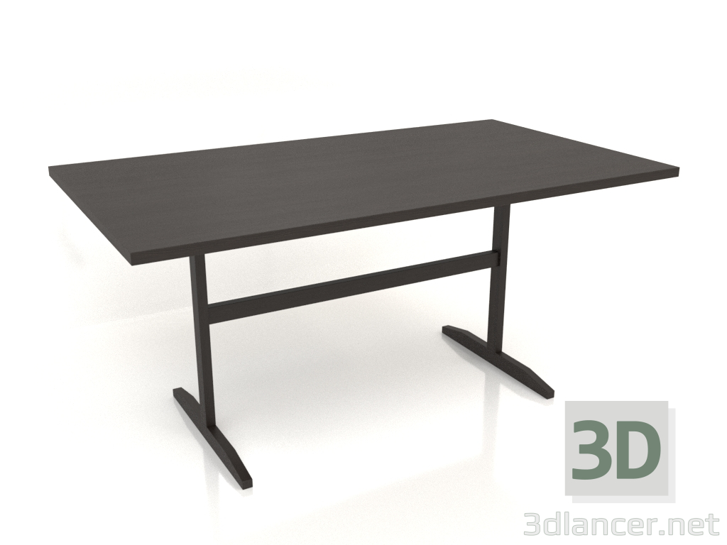 3D Modell Esstisch DT 12 (1600x900x750, Holzbraun dunkel) - Vorschau