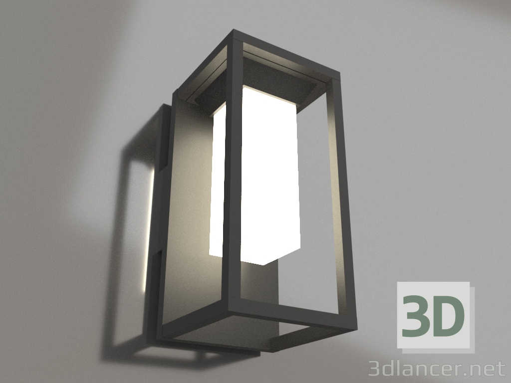 modèle 3D Lampadaire mural (7086) - preview