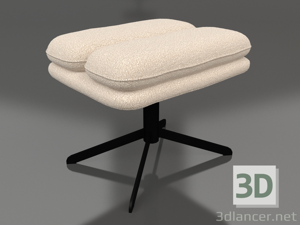 Modelo 3d Pufe Tyler - preview