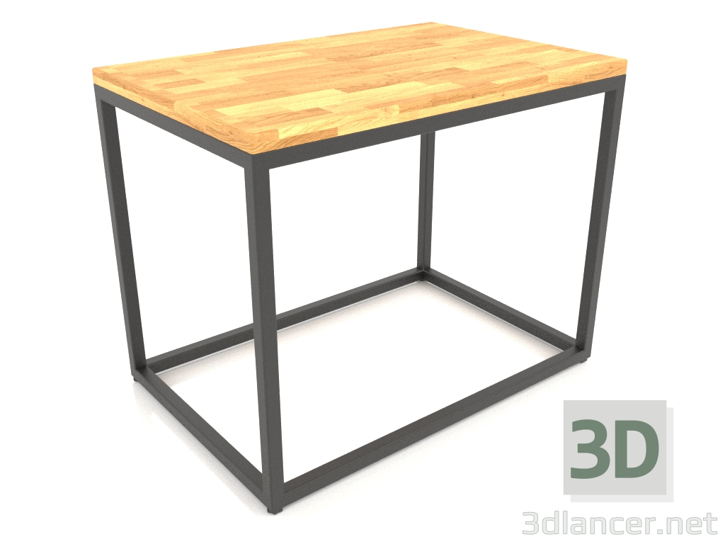 modèle 3D Table basse rectangulaire (PLANCHER BOIS, 60X40X44) - preview