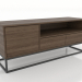 modèle 3D Meuble TV 1200x380 mm (frêne éclairci noyer) - preview