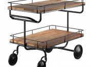 bar trolley Restoration Hardware