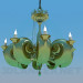 3d model Chandelier with candelabra - preview