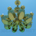 3d model Chandelier with candelabra - preview