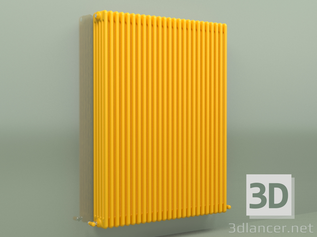 3d модель Радіатор TESI 5 (H 1500 25EL, Melon yellow - RAL 1028) – превью