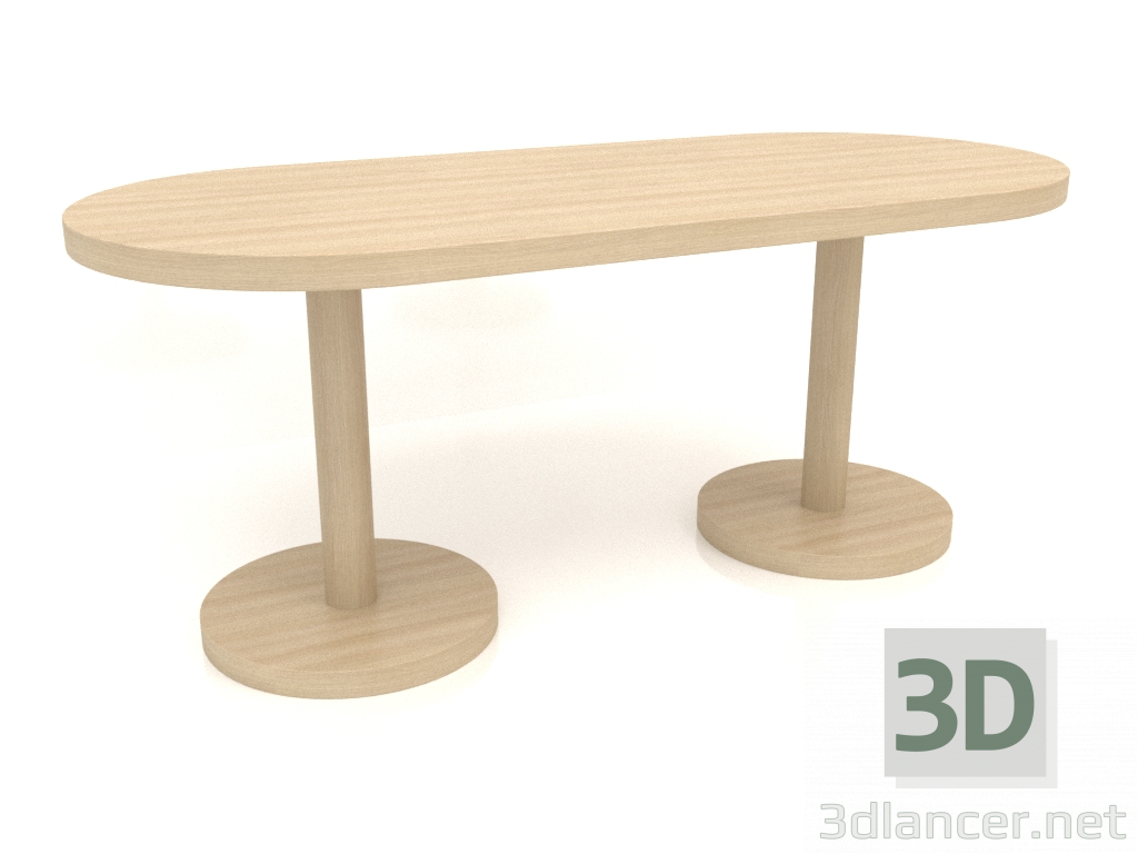 Modelo 3d Mesa de jantar (1800x800x750, madeira branca) - preview