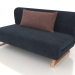 3D Modell Schlafsofa Rosy 3-Sitzer (blau-koralle) - Vorschau