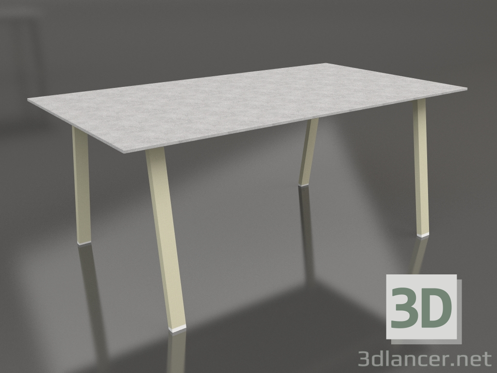 3d модель Стол обеденный 180 (Gold, DEKTON) – превью