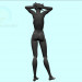 Modelo 3d Mulher-3 - preview