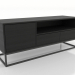 modello 3D Mobile TV 1200x380 mm (nero RAL 9005) - anteprima