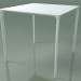 3d model Square table 0800 (H 74 - 79x79 cm, laminate Fenix F01, V12) - preview