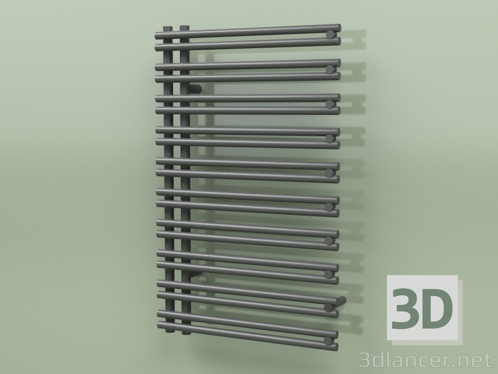 3d model Heated towel rail - Ratea (800 x 500, RAL - 9005) - preview