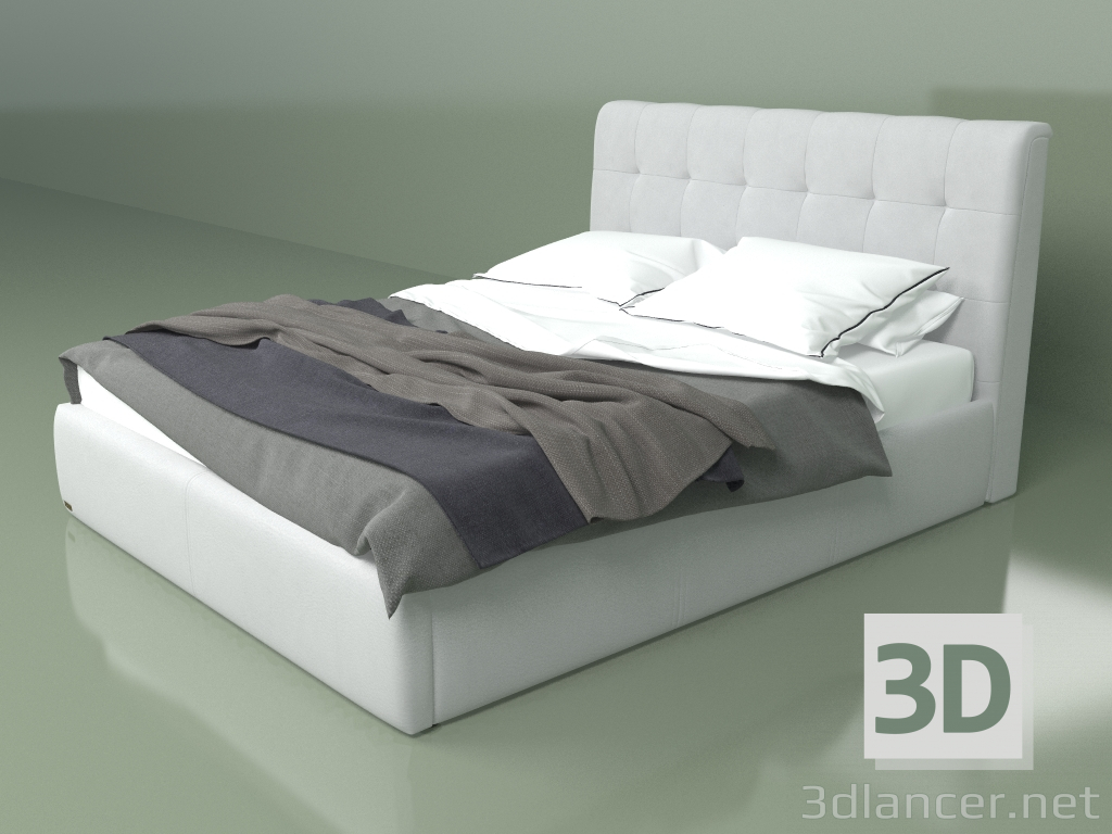 3d model Cama doble Bari 1,6 m - vista previa