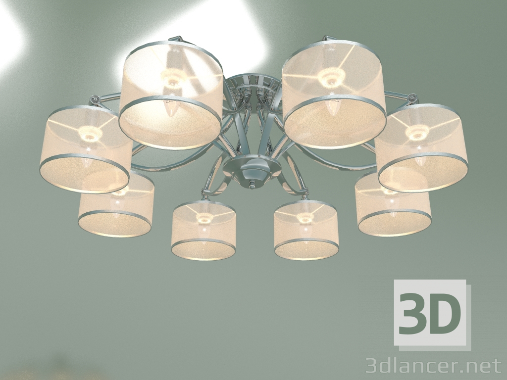 Modelo 3d Candelabro de teto Fabiola 60124-8 Smart (cromo) - preview