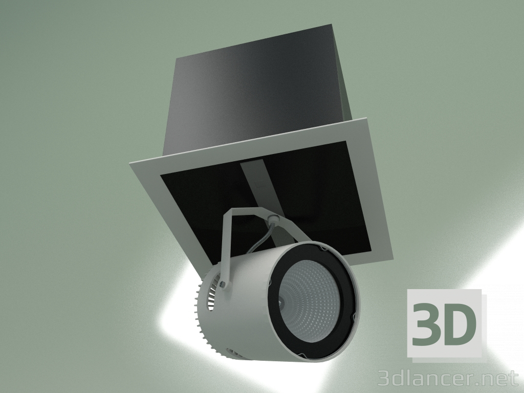 modèle 3D Luminaire encastré Projecteur - preview