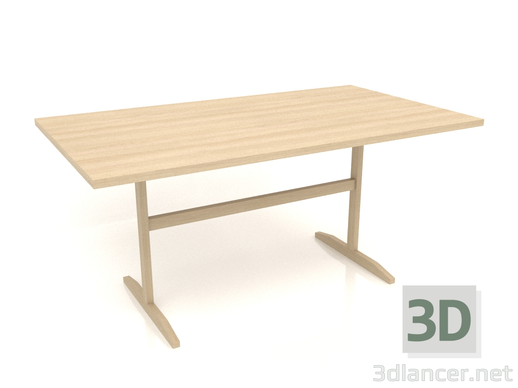 3d модель Стол обеденный DT 12 (1600x900х750, wood white) – превью