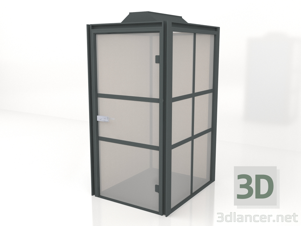 3d model Cabina de oficina Hako HK01 (1400x1150) - vista previa