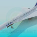 Modelo 3d Concorde - preview