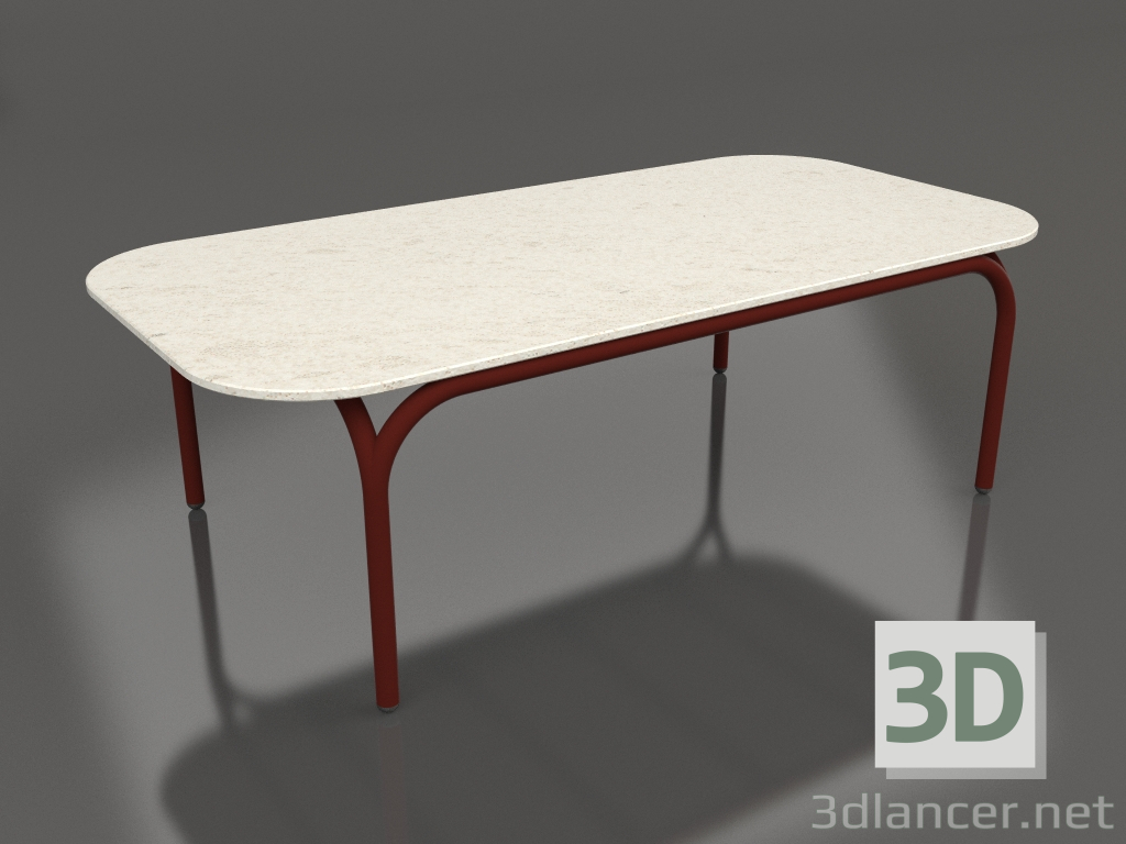 3D Modell Couchtisch (Weinrot, DEKTON Danae) - Vorschau