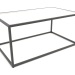 3D Modell Rechteckiger Couchtisch (GLAS, 100X60X50) - Vorschau