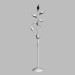 modèle 3D Lampadaire cigno ml8098-6a blanc - preview