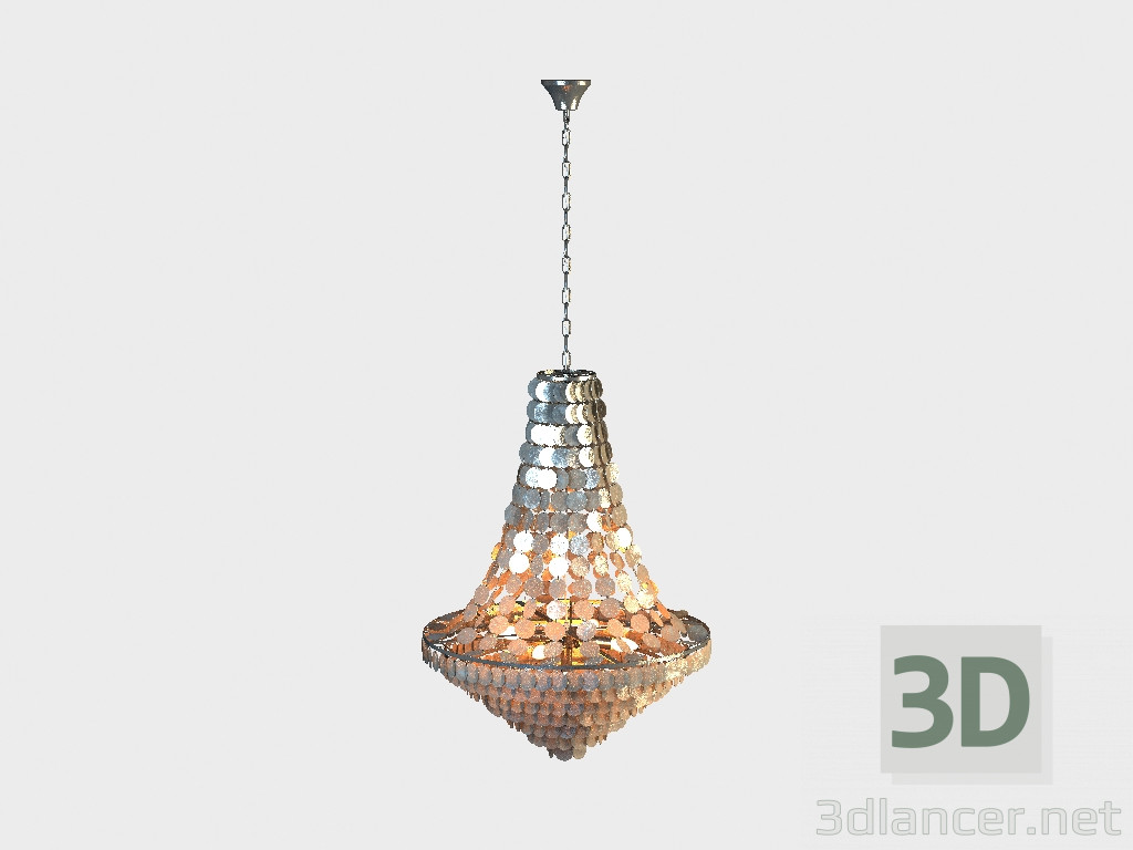 modello 3D WILLIE soffitto Lampadario (CH079-5) - anteprima