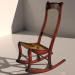 3d Rocking chair. model buy - render