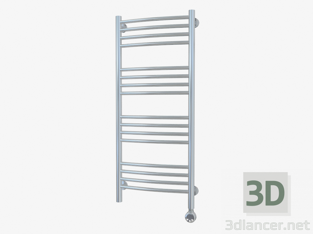 3D Modell Böhmischer gebogener Heizkörper (1000x400) - Vorschau