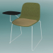 3d model Chair with table SEELA (S315 with upholstery and wooden trim) - preview